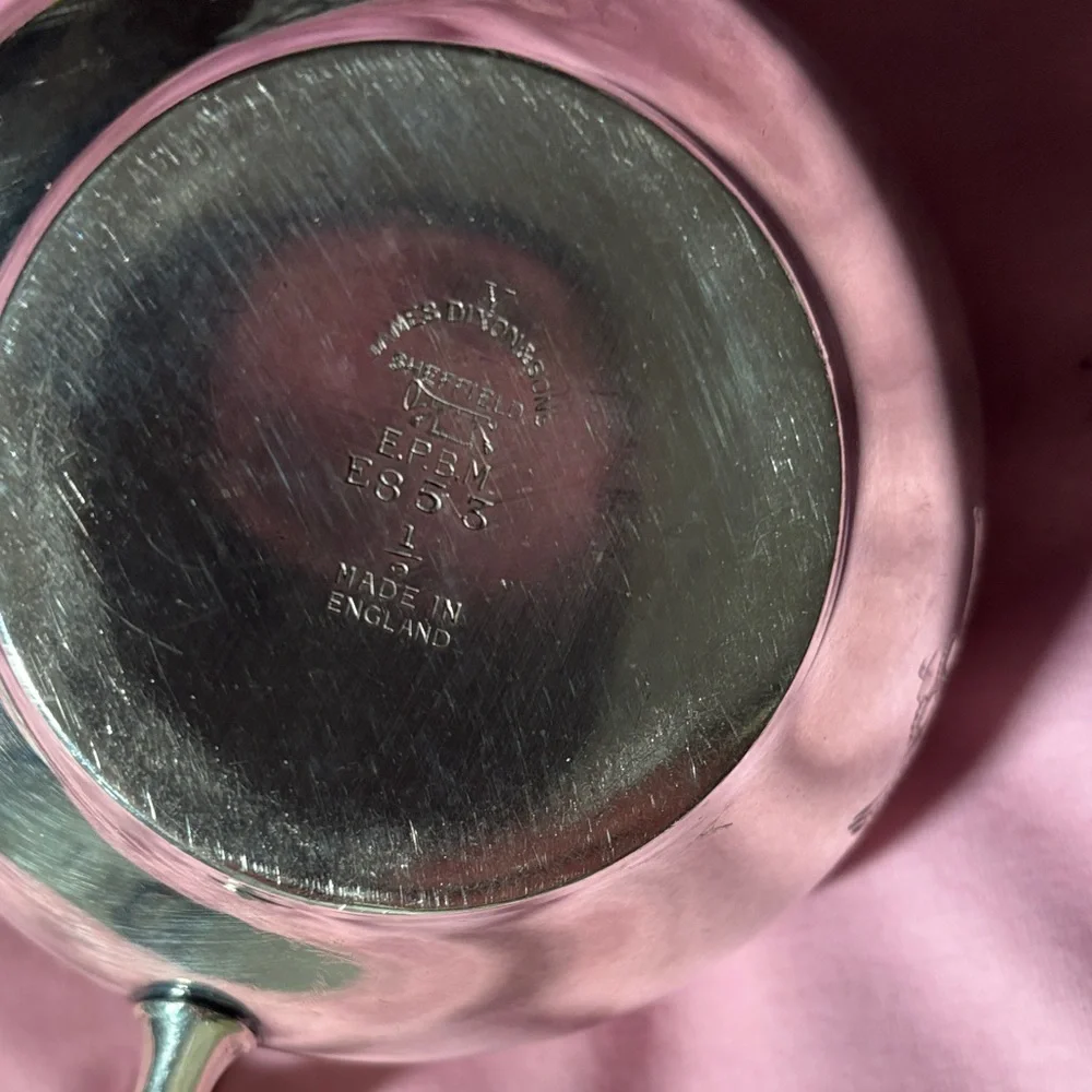 Silver Creamer with Handle